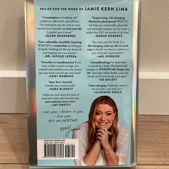Worthy: How to Believe You Are Enough and Transform Your Life by Jamie Kern Lima - Picture 2 of 5